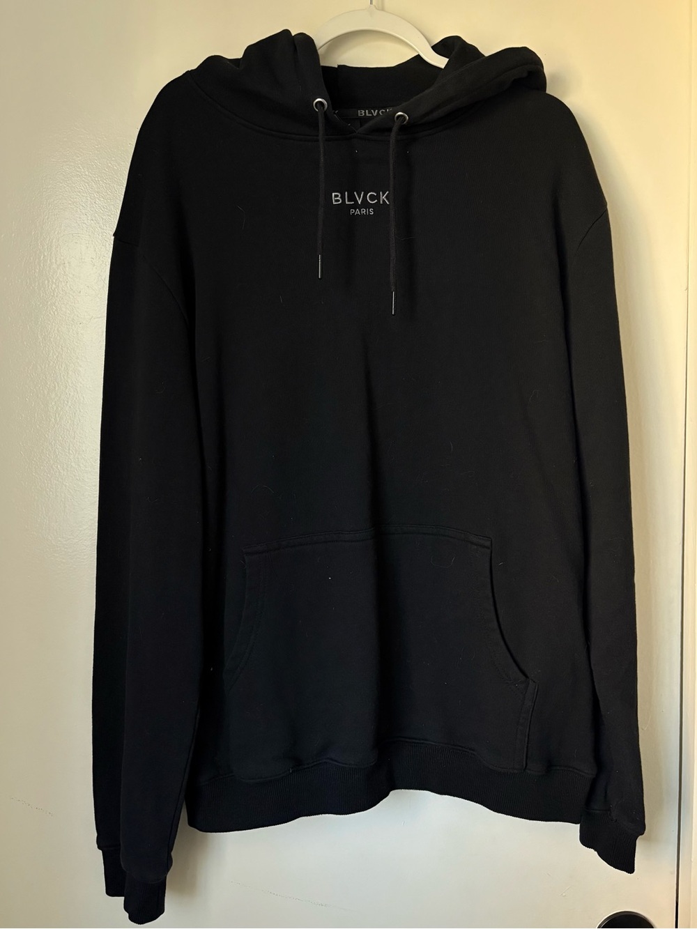 Men's Black BLVCK PARIS Pullover Hoodie
